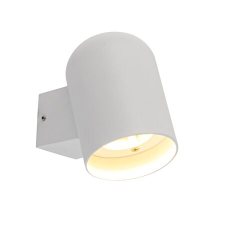Outdoor Wall Light GU10 Oval Matt White IP65 CLA Lighting