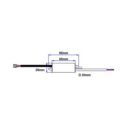 LED Driver 12V DC 12W Rectangular IP67 CLA Lighting