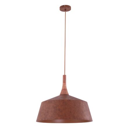 Pendant Light ES Dome Rustic Brown Travertine 550mm CLA Lighting