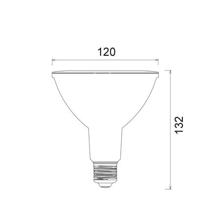 LED Globe ES PAR38 15W 3000K IP65 White 1300lm CLA Lighting