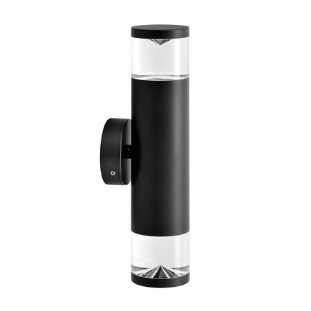 Pillar Light Up Down GU10 Anti-Glare Black IP65 CLA Lighting