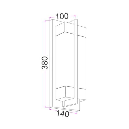 Wall Light 2 Light SES White Marble Brass 380mm CLA Lighting