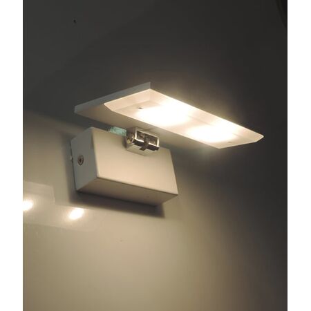 Wall Light Adjustable Uplight 6W Matt White 3000K CLA Lighting