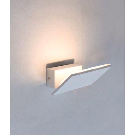 Wall Light Adjustable Uplight 6W Matt White 3000K CLA Lighting