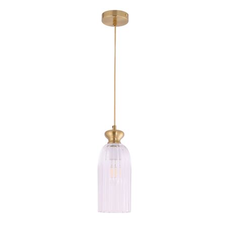 Pendant Light ES Clear Glass Ellipse Black 120mm CLA Lighting