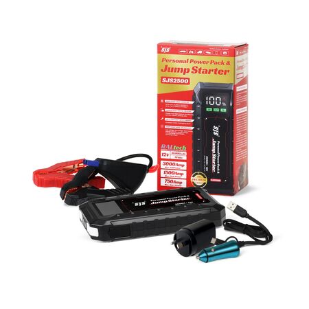 Jump Starter Kit 3000A Petrol 7000cc Diesel 4500cc CLA Lighting