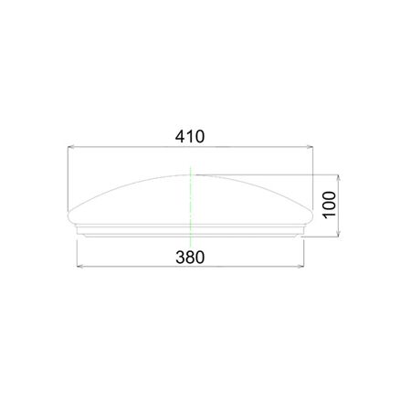 LED Oyster Smart 18W White 3000K-6500K IP44 340mm CLA Lighting