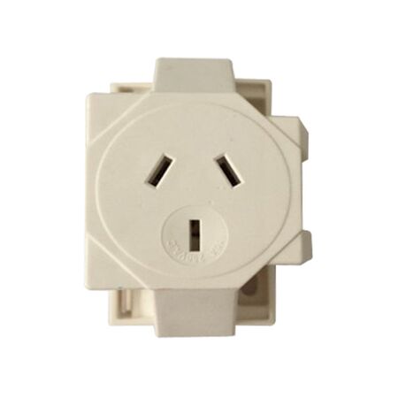 Plug Base Quick Connect 3 Pin 10A Earthed Pack of 10 CLA Lighting