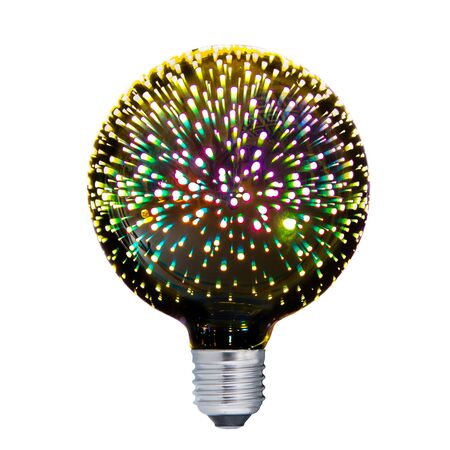 LED Globe ES G125 4W Firework Effect 50lm CLA Lighting