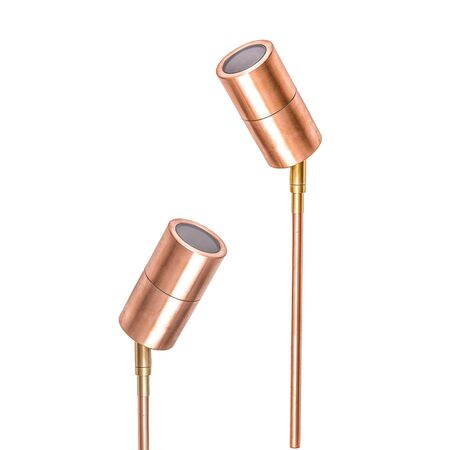 Spike Light MR16 Brass Green Patina IP65 650mm CLA Lighting