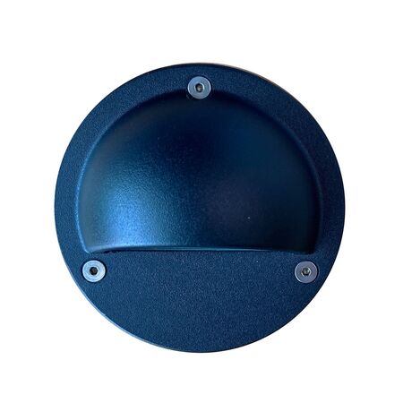 Step Light 240V 1W 3000K Eyelid Black IP44 104mm CLA Lighting