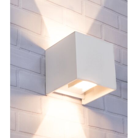 Outdoor Wall Light LED 6.8W 3000K Square Black IP54 CLA Lighting