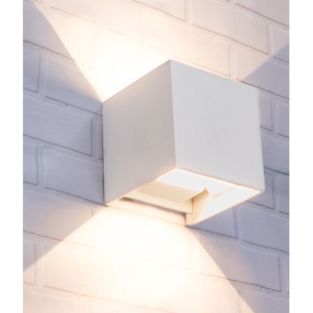 Outdoor Wall Light LED 6.8W 3000K Square Black IP54 CLA Lighting