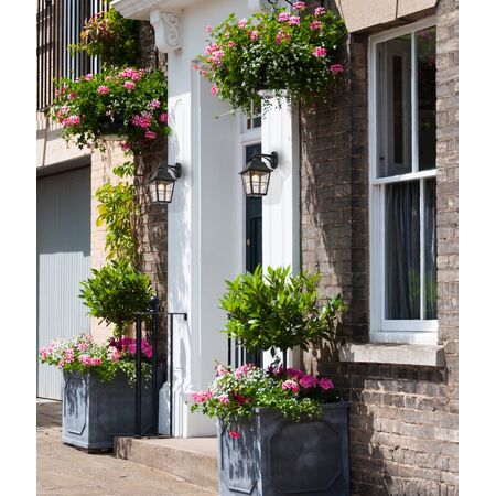Outdoor Wall Light Coach ES Aluminium Black IP44 CLA Lighting