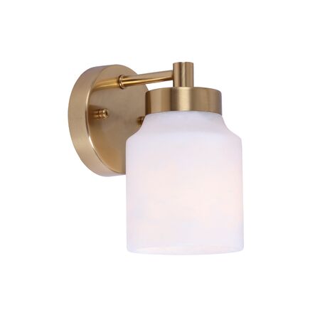 Wall Light ES 1 Light White Alabaster Jar 120mm CLA Lighting