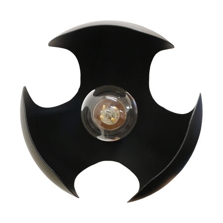 Pendant Light ES Black Iron Dome 135mm x 300mm CLA Lighting