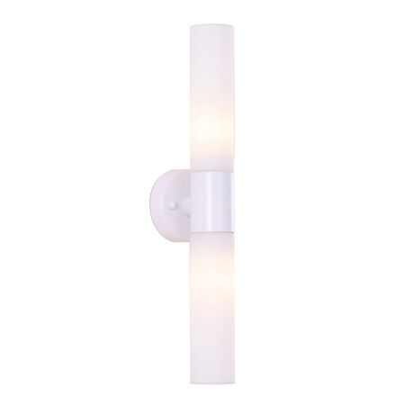 Wall Light Up/Down 2 Light ES Tubular Brass 60mm CLA Lighting