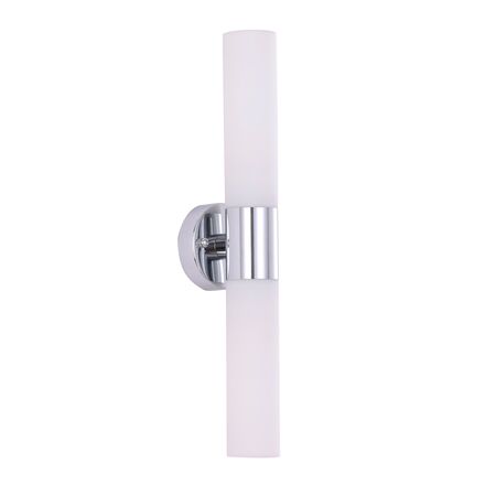 Wall Light Up/Down 2 Light ES Tubular Black 60mm CLA Lighting