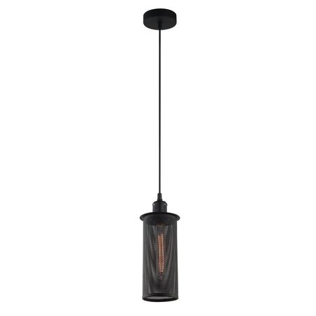 Pendant Light ES Oblong Black Mesh 120mm CLA Lighting