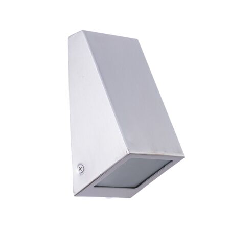 Outdoor Wall Light GU10 Wedge Stainless Steel IP44 CLA Lighting