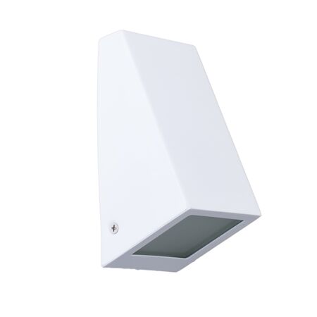 Outdoor Wall Light GU10 Wedge Stainless Steel IP44 CLA Lighting