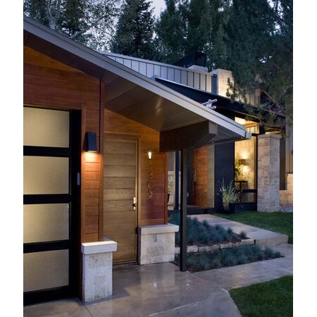 Outdoor Wall Light GU10 Wedge Stainless Steel IP44 CLA Lighting