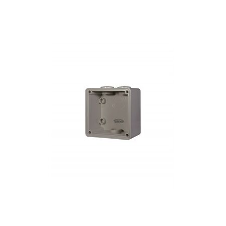 Enclosure Lid 1 Gang Chemical Resistant Buffalo Grey Trader