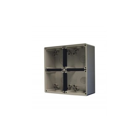 Enclosure Lid 1 Gang Chemical Resistant Buffalo Grey Trader