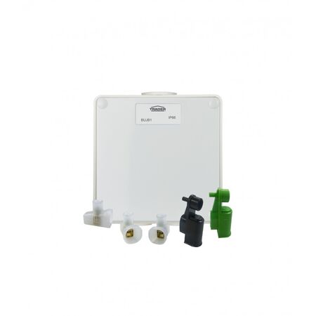 Junction Box 1 Gang IP66 40A with Connectors Buffalo Trader