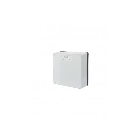 Back Box 4 Gang Vertical 32mm & 2x25mm Buffalo Grey Trader