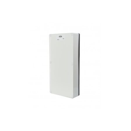 Back Box 4 Gang Vertical 32mm & 2x25mm Buffalo Grey Trader