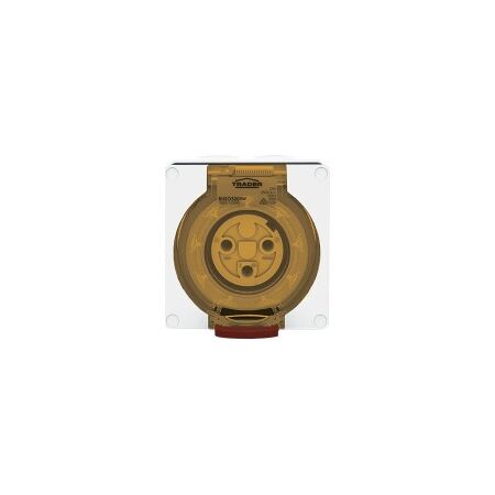 Socket Outlet IP66 10A 250V 3 Flat Pin Buffalo White Trader