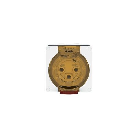 Socket Outlet IP66 20A 250V 3 Round Pin Buffalo White Trader