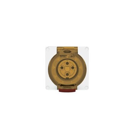 Socket Outlet IP66 10A 250V 3 Flat Pin Buffalo White Trader