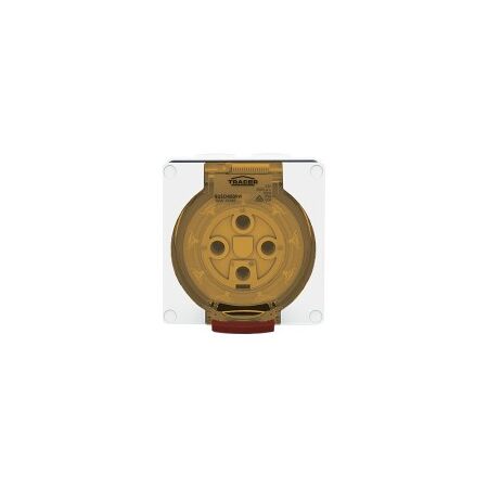Socket Outlet IP66 10A 250V 3 Flat Pin Buffalo White Trader