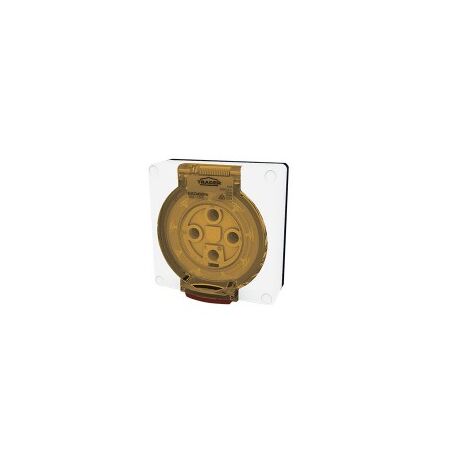 Socket Outlet IP66 10A 250V 3 Flat Pin Buffalo White Trader
