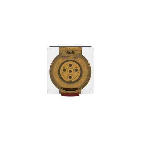 Socket Outlet IP66 10A 250V 3 Flat Pin Buffalo White Trader