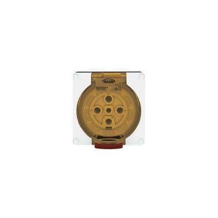 Socket Outlet IP66 10A 500V 4 Round Pin Buffalo White Trader