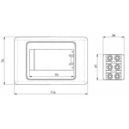 Appliance Coupler Socket Outlet 32A 250V Cougar White Trader