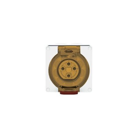 Socket Outlet IP66 10A 500V 5 Round Pin Buffalo White Trader