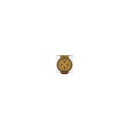 Socket Outlet IP66 50A 500V 4 Round Pin Buffalo White Trader