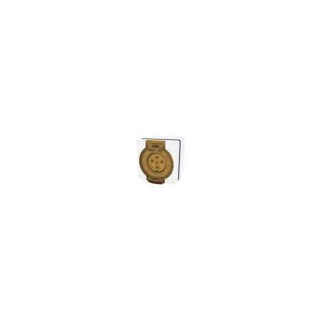 Socket Outlet IP66 10A 500V 5 Round Pin Buffalo White Trader