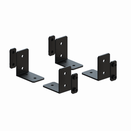 Plinth Frame Floor Mounting Bracket External Set of 4 Eltech