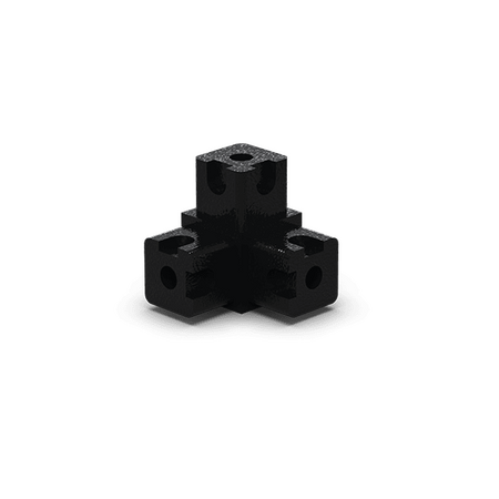 Corner Module 3 Way Black Set of 8 Eltech