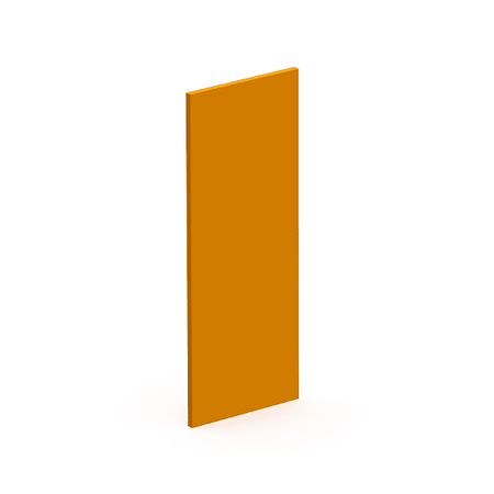 Double Door 3 Point Locking Left 600x2200mm Orange Eltech