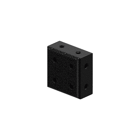 Extended Inner Profile Block Black RAL9005 Eltech