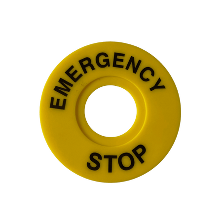 Emergency Stop Label Eltech