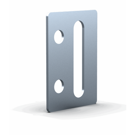 Flat Cam Receiver for Escutcheon Door Eltech