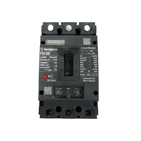 MCCB 80A 3P 36kA Thermal Magnetic F Frame Eltech