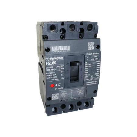 MCCB 80A 3P 36kA Thermal Magnetic F Frame Eltech